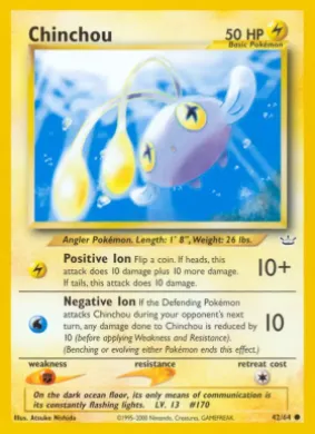 Chinchou (NR 42) Neo Revelation
