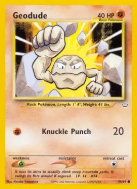 Geodude (NR 44) Neo Revelation