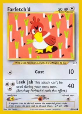 Farfetch'd (NR 43) Neo Revelation