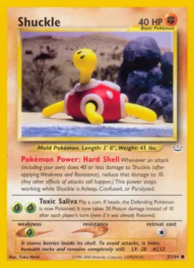 Shuckle (NR 51) Neo Revelation