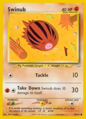 Swinub (NR 57) Neo Revelation