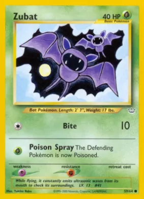 Zubat (NR 59) Neo Revelation