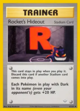 Rocket's Hideout (NR 63) Neo Revelation