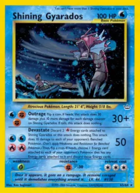Shining Gyarados (NR 65) Neo Revelation