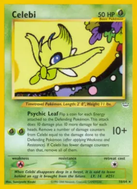 Celebi (NR 16) Neo Revelation
