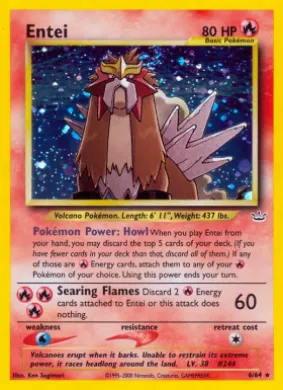 Entei (NR 6) Neo Revelation
