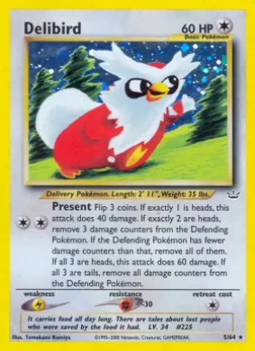 Delibird (NR 5) Neo Revelation