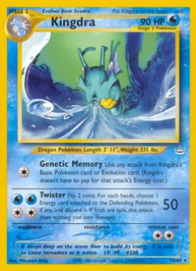 Kingdra (NR 19) Neo Revelation