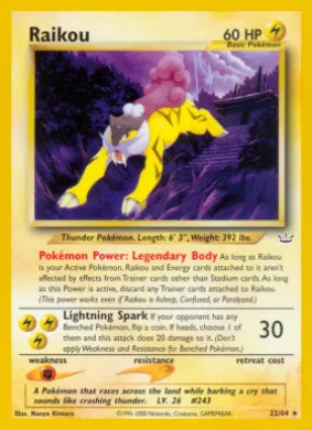 Raikou (NR 22) Neo Revelation
