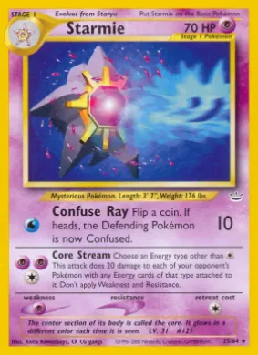 Starmie (NR 25) Neo Revelation