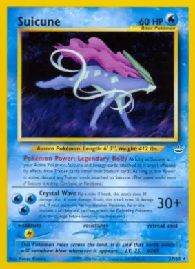 Suicune (NR 27) Neo Revelation