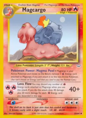 Magcargo (NR 33) Neo Revelation