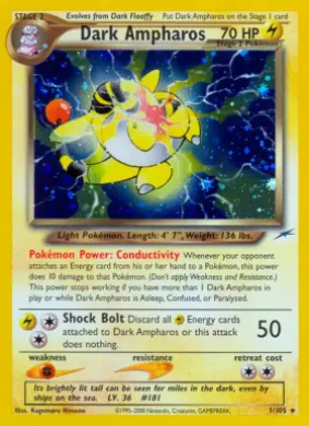 Dark Ampharos (NDE 1) Neo Destiny