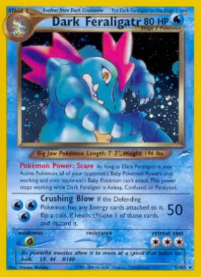 Dark Feraligatr (NDE 5) Neo Destiny