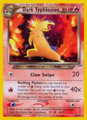 Dark Typhlosion (NDE 10) Neo Destiny