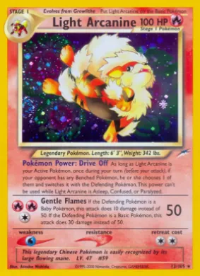 Light Arcanine (NDE 12) Neo Destiny