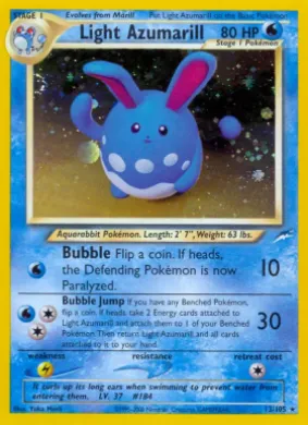 Light Azumarill (NDE 13) Neo Destiny