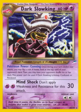 Dark Slowking (NDE 20) Neo Destiny