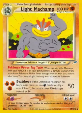 Light Machamp (NDE 25) Neo Destiny