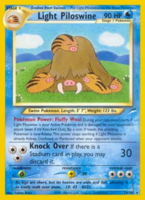 Light Piloswine (NDE 26) Neo Destiny