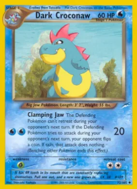 Dark Croconaw (NDE 32) Neo Destiny