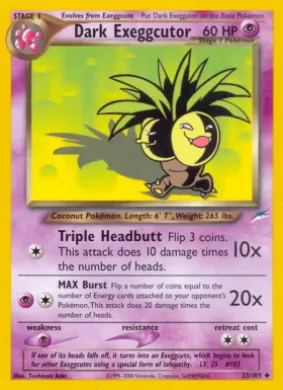 Dark Exeggutor (NDE 33) Neo Destiny