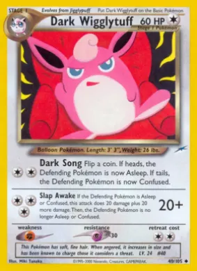 Dark Wigglytuff (NDE 40) Neo Destiny