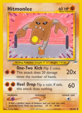 Hitmonlee (NDE 42) Neo Destiny