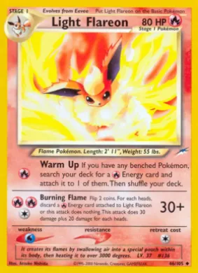 Light Flareon (NDE 46) Neo Destiny