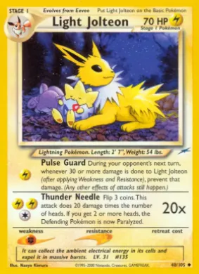 Light Jolteon (NDE 48) Neo Destiny