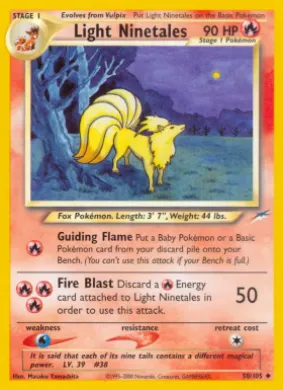 Light Ninetales (NDE 50) Neo Destiny