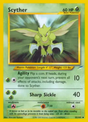 Scyther (NDE 55) Neo Destiny
