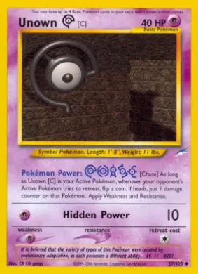 Unown \[C\] (NDE 57) Neo Destiny