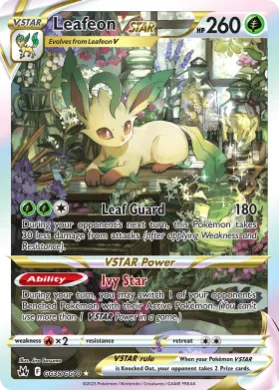 Leafeon VSTAR (CRZ GG35) Crown Zenith