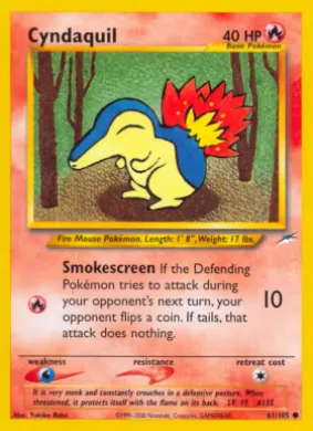 Cyndaquil (NDE 61) Neo Destiny