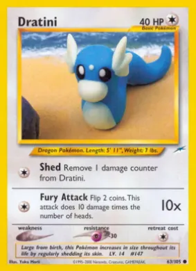 Dratini (NDE 63) Neo Destiny