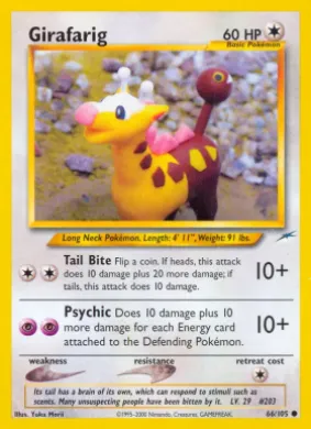 Girafarig (NDE 66) Neo Destiny