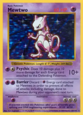 Mewtwo (BS 10) Base Set