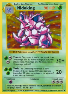 Nidoking (BS 11) Base Set