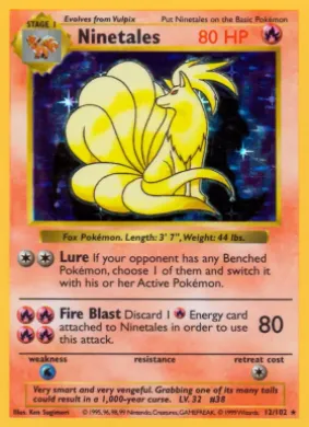 Ninetales (BS 12) Base Set