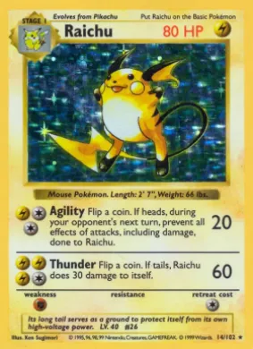 Raichu (BS 14) Base