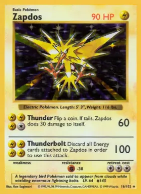 Zapdos (BS 16) Base