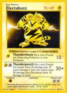 Electabuzz (BS 20) Base