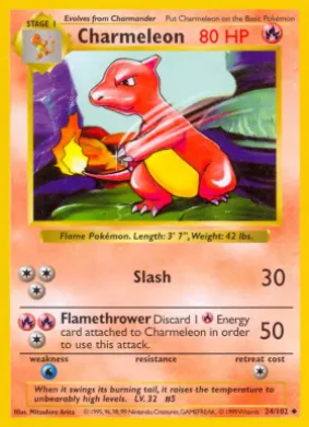 Charmeleon (BS 24) Base Set