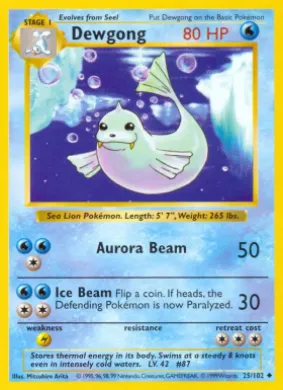Dewgong (BS 25) Base Set
