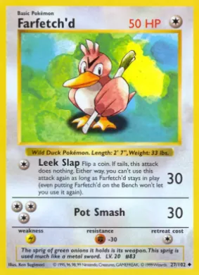 Farfetch'd (BS 27) Base Set