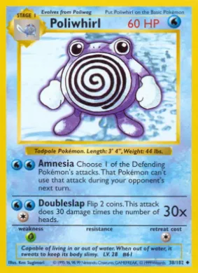 Poliwhirl (BS 38) Base Set