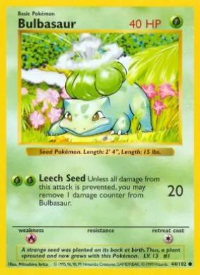 Bulbasaur (BS 44) Base