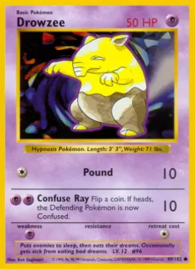 Drowzee (BS 49) Base Set
