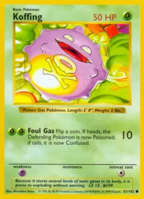 Koffing (BS 51) Base Set